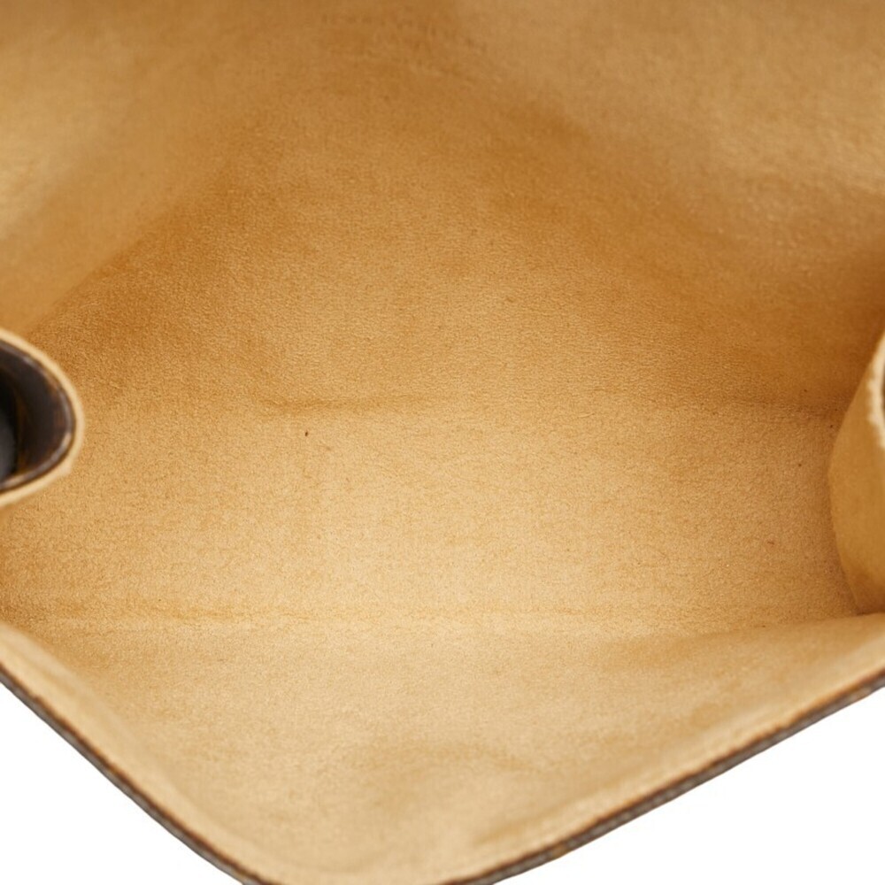 LOUIS VUITTON Brown Monogram Leather Pochette Hobo Bag - Picture 5 of 11